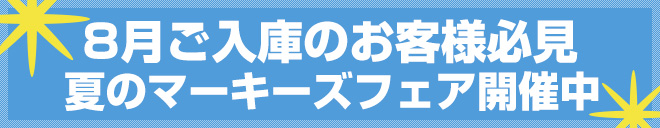 8月整備キャンペーン