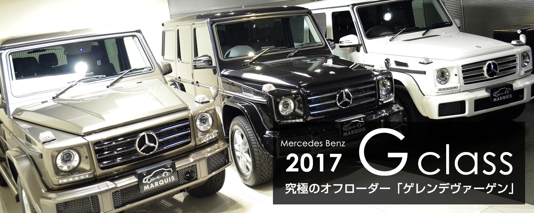 Gクラス2017展示販売