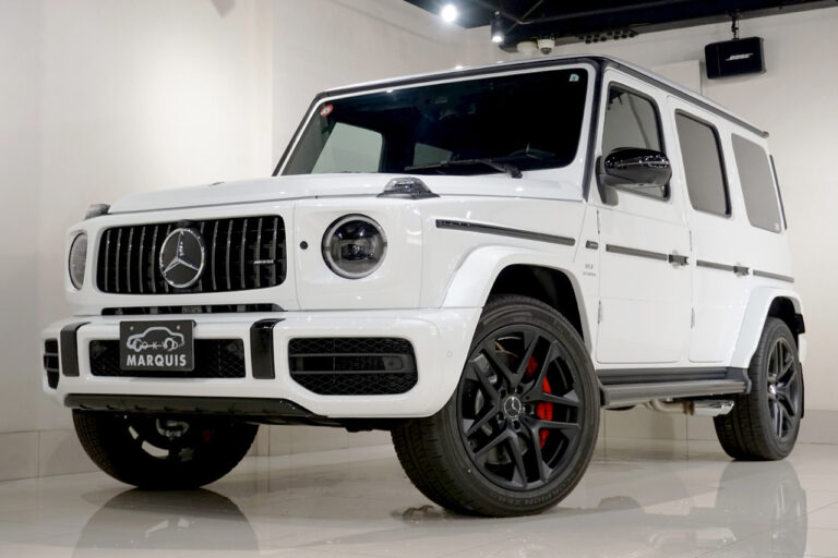 2023年式 メルセデスAMG G63 manufakturプログラム+ ダーク ナイトパッケージ オパリスホワイト MQ3822