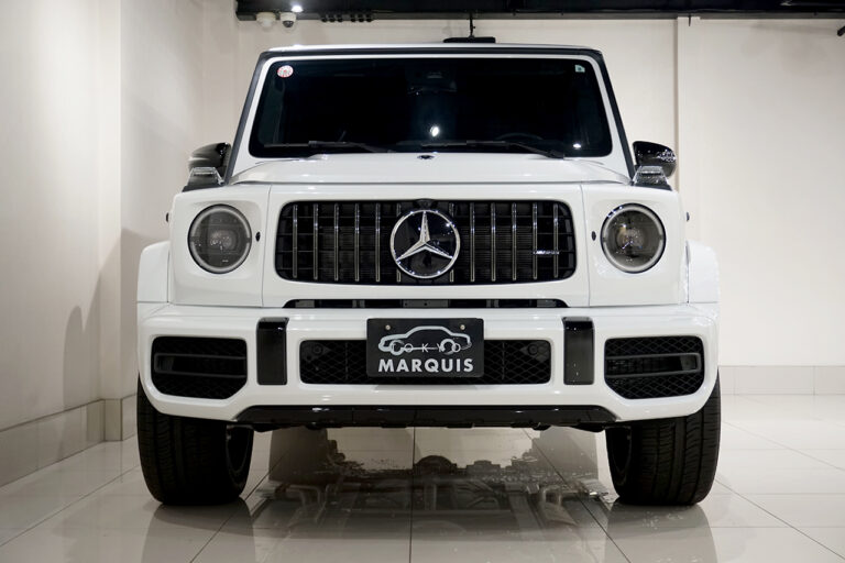 2023年式 メルセデスAMG G63 manufakturプログラム+ ダーク ナイトパッケージ オパリスホワイト MQ3822
