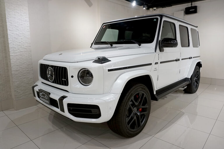 2023年式 メルセデスAMG G63 manufakturプログラム+ ダーク ナイトパッケージ オパリスホワイト MQ3822