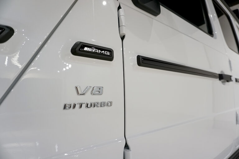 2023年式 メルセデスAMG G63 manufakturプログラム+ ダーク ナイトパッケージ オパリスホワイト MQ3822