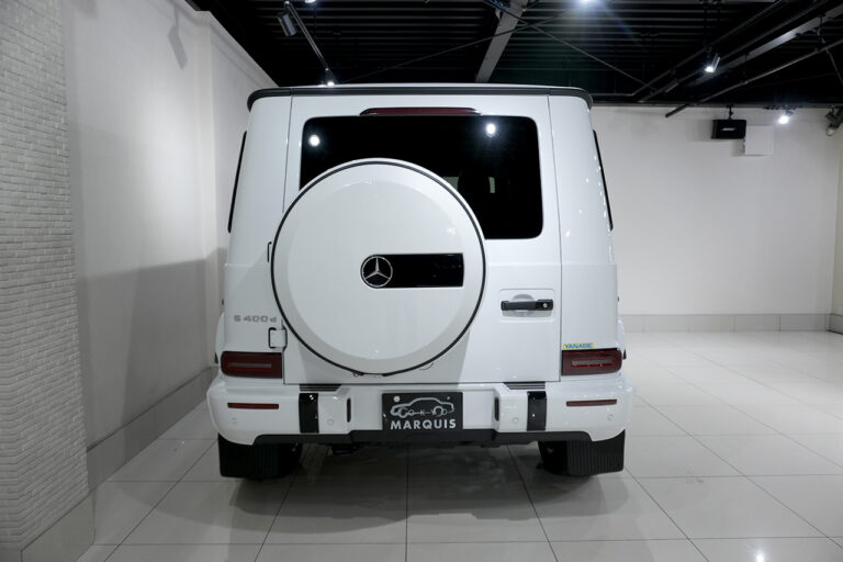 2023年式 メルセデスベンツ G400d ダークプラチナ manufakturプログラム AMGライン オパリスホワイト MQ4079