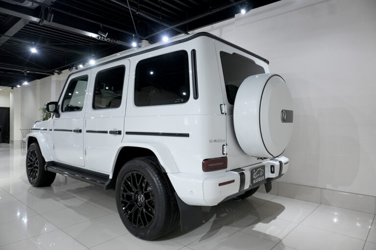 2023年式 メルセデスベンツ G400d ダークプラチナ manufakturプログラム AMGライン オパリスホワイト MQ4079