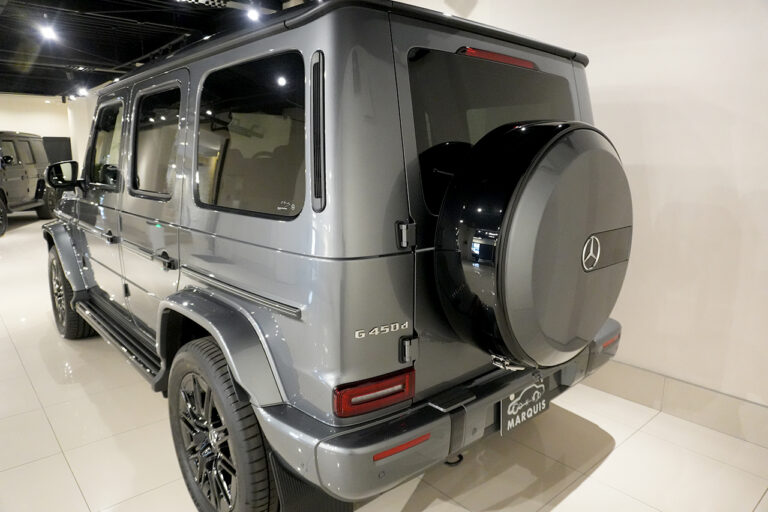 2025年式 メルセデスベンツ G450d ISG搭載モデル ダークステルス AMGライン MANUFAKTURプログラムプラス セレナイトグレー MQ4111