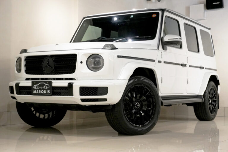 2023年式 メルセデスベンツ G400d ダークプラチナ manufakturプログラム AMGライン オパリスホワイト MQ4079