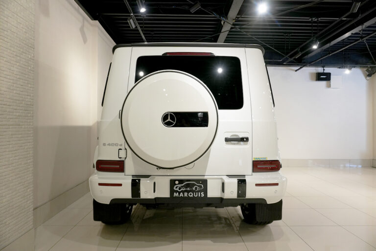 2023年式 メルセデスベンツ G400d ダークプラチナ manufakturプログラム AMGライン オパリスホワイト MQ4079