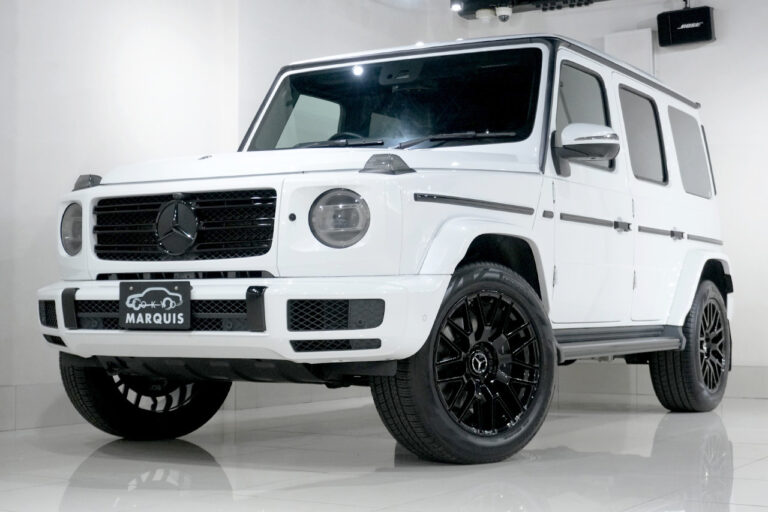 2023年式 メルセデスベンツ G400d ダークプラチナ マヌファクトゥーアプログラム+ オパリスホワイト MQ4094