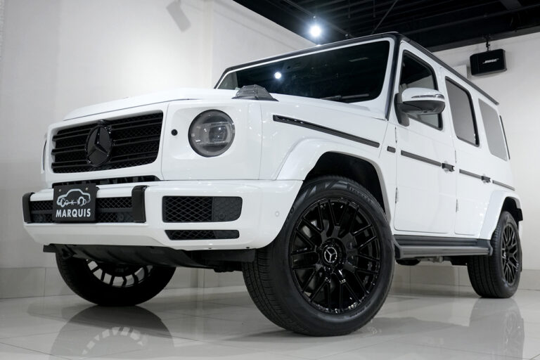 2023年式 メルセデスベンツ G400d ダークプラチナ マヌファクトゥーアプログラム+ オパリスホワイト MQ4094