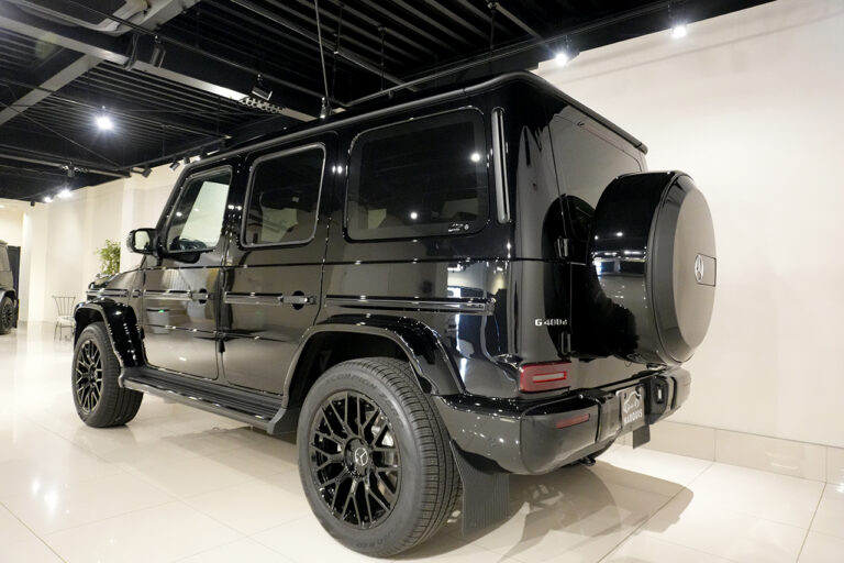 2023年式 メルセデスベンツ G400d Gmanufakturプログラム ダークブラック AMGライン オブシディアンブラック MQ4090