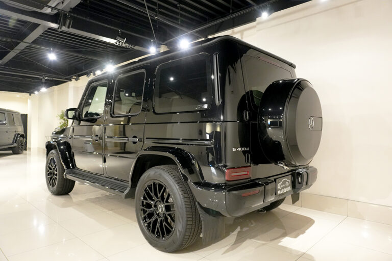 2023年式 メルセデスベンツ G400d ダークブラック Gmanufakturプログラム オブシディアンブラック MQ4102