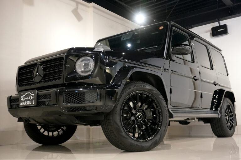 2023年式 メルセデスベンツ G400d ダークブラック AMGライン Gmanufakturプログラム オブシディアンブラック MQ4104