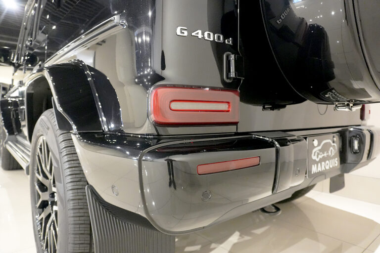 2023年式 メルセデスベンツ G400d ダークブラック AMGライン Gmanufakturプログラム オブシディアンブラック MQ4104