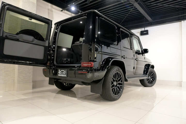 2023年式 メルセデスベンツ G400d ダークブラック AMGライン Gmanufakturプログラム オブシディアンブラック MQ4104