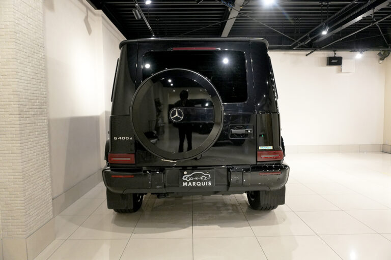 2023年式 メルセデスベンツ G400d ダークブラック Gmanufakturプログラム+ AMGライン オブシディアンブラック MQ4105