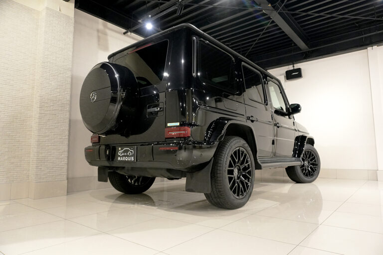 2023年式 メルセデスベンツ G400d ダークブラック Gmanufakturプログラム+ AMGライン オブシディアンブラック MQ4105