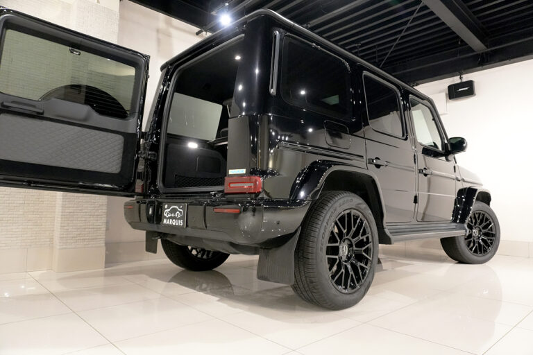2023年式 メルセデスベンツ G400d ダークブラック Gmanufakturプログラム+ AMGライン オブシディアンブラック MQ4105