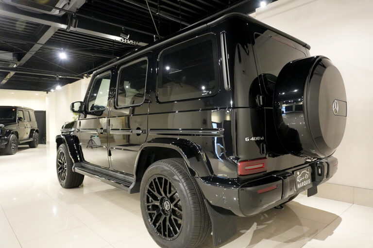 2023年式 メルセデスベンツ G400d ダークブラック Gmanufakturプログラム AMGライン MQ4124 オブシディアンブラック