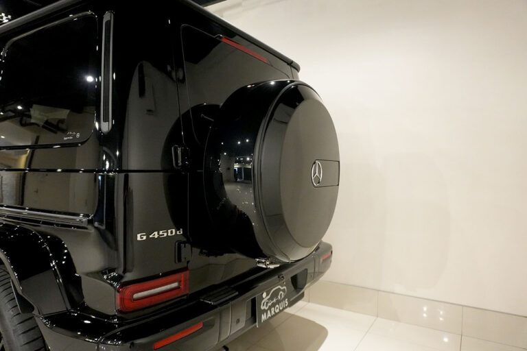 2025年式 メルセデスベンツ G450d maqspeed 9 ダークブラック MANUFAKTURプログラムプラス オブシディアンブラック MQ4158