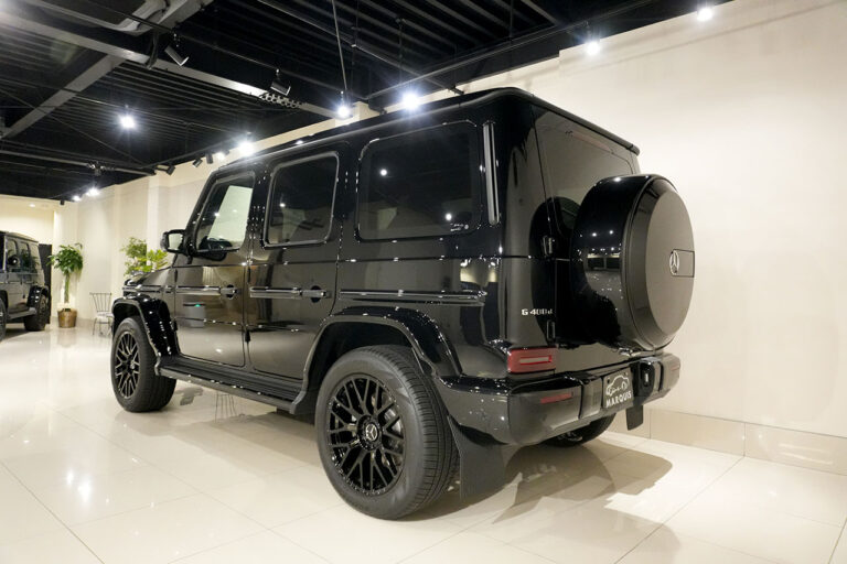 2023年式 メルセデスベンツ G400d ダークブラック Gmanufakturプログラム AMGライン オブシディアンブラック MQ4161