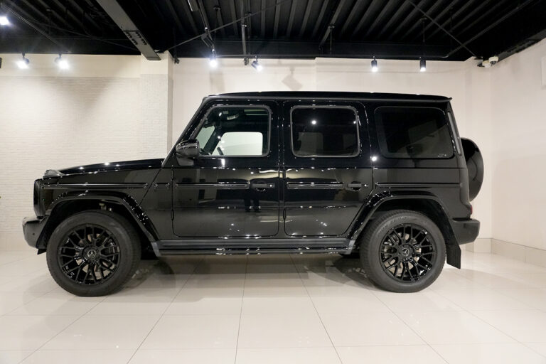2023年式 メルセデスベンツ G400d maqspeed 9 ダークブラック Gmanufakturプログラム オブシディアンブラック MQ4168