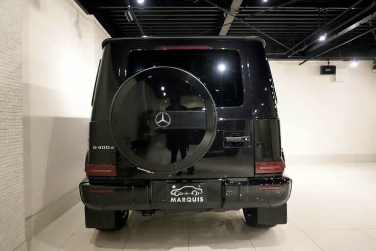 2023年式 メルセデスベンツ G400d maqspeed 9 ダークブラック Gmanufakturプログラム オブシディアンブラック MQ4168