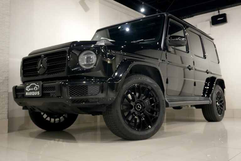 2023年式 メルセデスベンツ G400d maqspeed 9 ダークブラック Gmanufakturプログラム オブシディアンブラック MQ4168