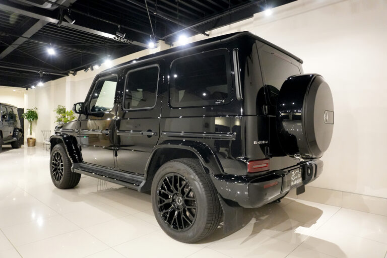 2023年式 メルセデスベンツ G400d maqspeed 9 ダークブラック Gmanufakturプログラム オブシディアンブラック MQ4168