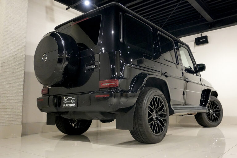 2023年式 メルセデスベンツ G400d maqspeed 9 ダークブラック Gmanufakturプログラム オブシディアンブラック MQ4168