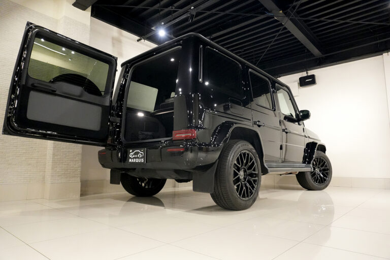2023年式 メルセデスベンツ G400d maqspeed 9 ダークブラック Gmanufakturプログラム オブシディアンブラック MQ4168