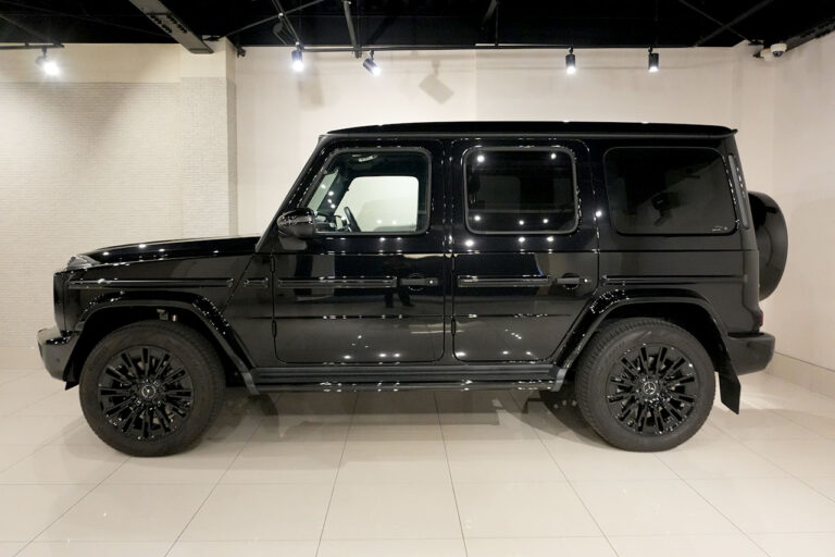 2024年式 メルセデスベンツ G400d maqspeed 12 ダークブラック AMGライン Gmanufakturプログラム オブシディアンブラック MQ4199