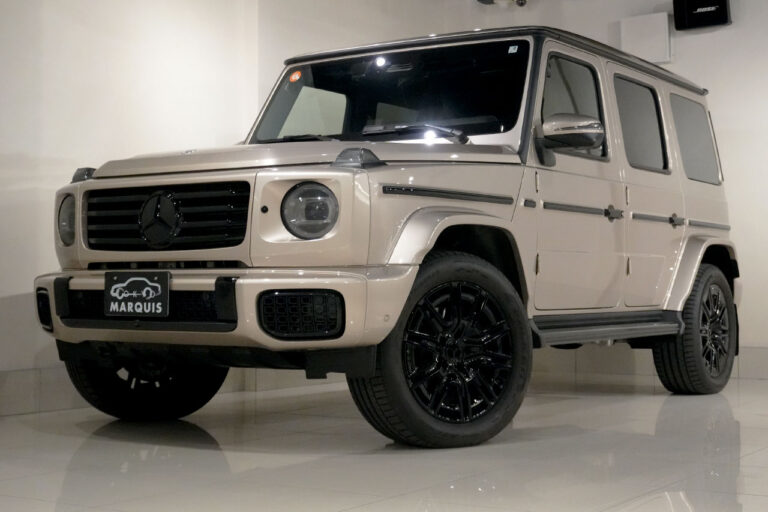 2025年式 メルセデスベンツ G450d(ISG搭載) ダークゴールド AMGラインPKG MANUFAKTURプログラム トラバーチンベージュ