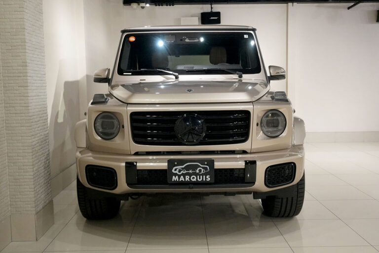 2025年式 メルセデスベンツ G450d(ISG搭載) ダークゴールド AMGラインPKG MANUFAKTURプログラム トラバーチンベージュ