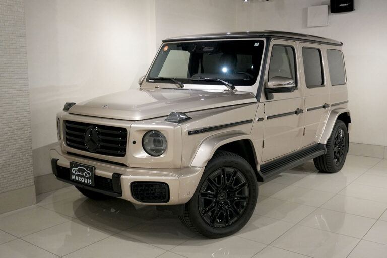 2025年式 メルセデスベンツ G450d(ISG搭載) ダークゴールド AMGラインPKG MANUFAKTURプログラム トラバーチンベージュ