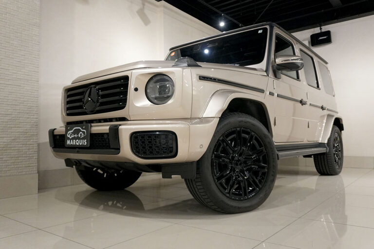 2025年式 メルセデスベンツ G450d(ISG搭載) ダークゴールド AMGラインPKG MANUFAKTURプログラム トラバーチンベージュ