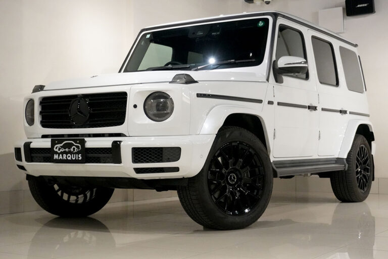 2023年式 メルセデスベンツ G400d ダークプラチナ manufakturプログラム AMGライン オパリスホワイト MQ4224