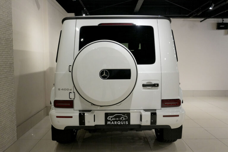 2023年式 メルセデスベンツ G400d ダークプラチナ manufakturプログラム AMGライン オパリスホワイト MQ4224