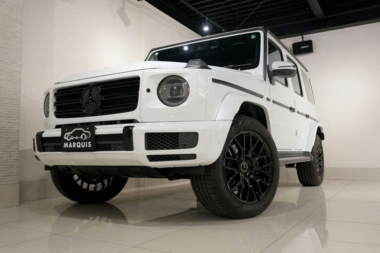 2023年式 メルセデスベンツ G400d ダークプラチナ manufakturプログラム AMGライン オパリスホワイト MQ4224