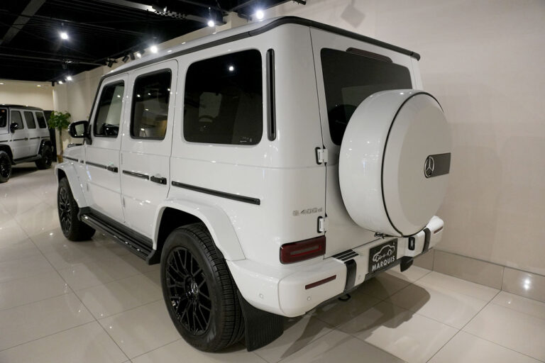 2023年式 メルセデスベンツ G400d ダークプラチナ manufakturプログラム AMGライン オパリスホワイト MQ4224