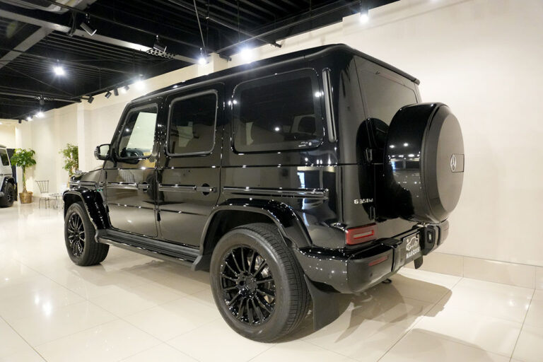 2021年式 メルセデスベンツ G350d ダークブラック AMGライン オブシディアンブラック MQ4234