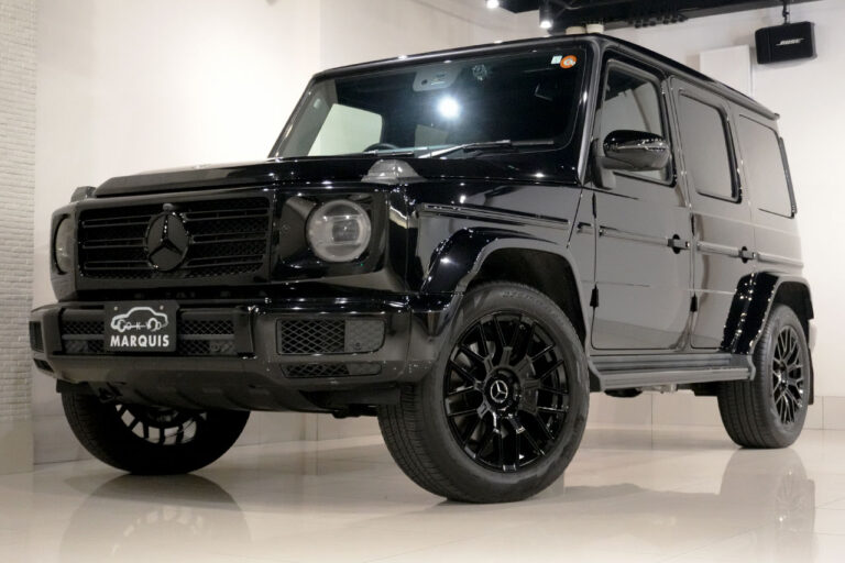 2023年式 メルセデスベンツ G400d maqspeed 9 ダークブラック Gmanufakturプログラム オブシディアンブラック MQ4236