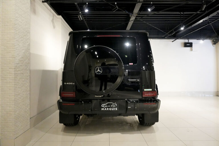 2023年式 メルセデスベンツ G400d maqspeed 9 ダークブラック Gmanufakturプログラム オブシディアンブラック MQ4236