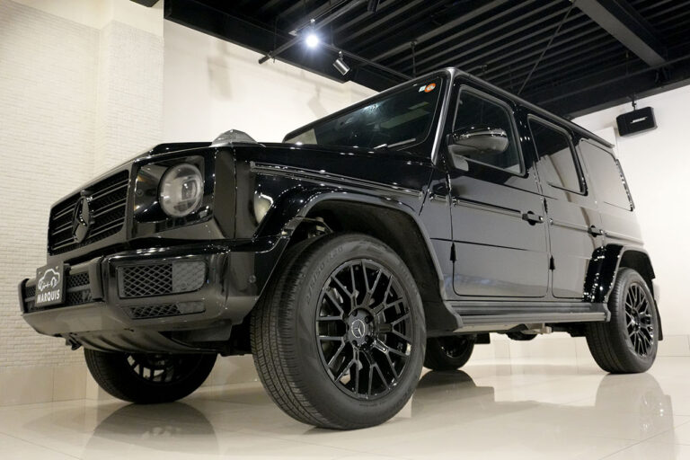 2023年式 メルセデスベンツ G400d maqspeed 9 ダークブラック Gmanufakturプログラム オブシディアンブラック MQ4236