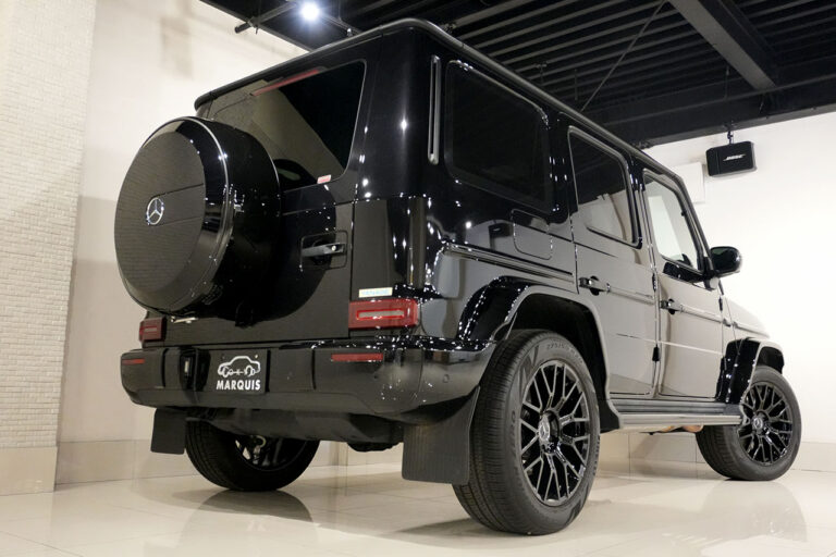 2023年式 メルセデスベンツ G400d maqspeed 9 ダークブラック Gmanufakturプログラム オブシディアンブラック MQ4236