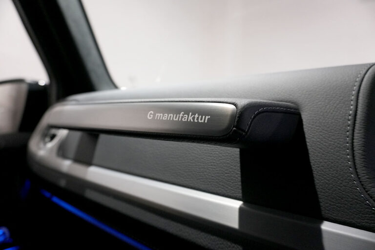 2023年式 メルセデスベンツ G400d maqspeed 9 ダークブラック Gmanufakturプログラム オブシディアンブラック MQ4236