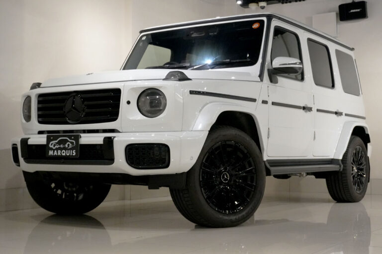 2024年式 メルセデスベンツ G450d ローンチエディション ダークプラチナ オパリスホワイト MQ4238