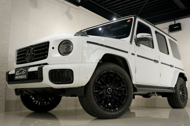 2024年式 メルセデスベンツ G450d ローンチエディション ダークプラチナ オパリスホワイト MQ4238