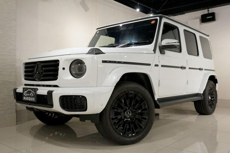 2024年式 メルセデスベンツ G450d ローンチエディション ダークプラチナ オパリスホワイト MQ4238