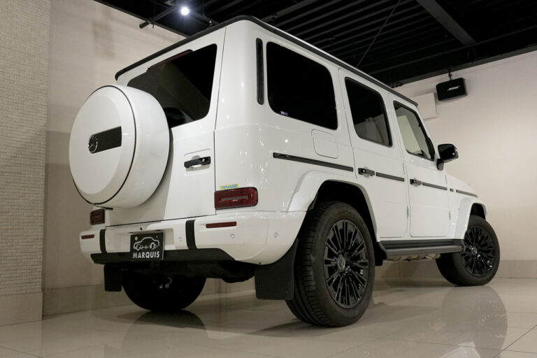 2024年式 メルセデスベンツ G450d ローンチエディション ダークプラチナ オパリスホワイト MQ4238