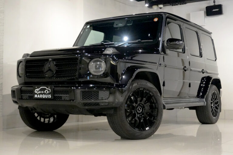 2023年式 メルセデスベンツ G400d maqspeed 9 ダークブラック AMGライン Gmanufakturプログラム オブシディアンブラック MQ4256